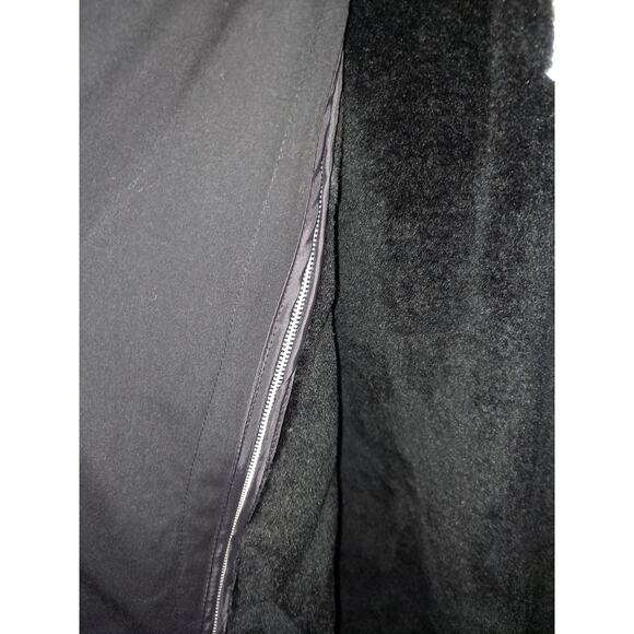 Men's Black 80's Acrylic Back Slit Removable Liners All Weather Coat Size 40R - Picture 5 of 9